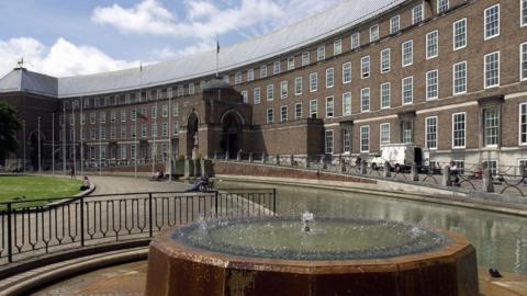 Front view of Bristol's City Hall