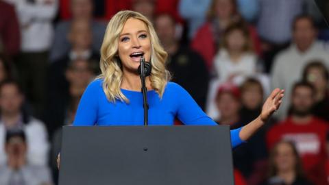 mcEnany speaks at Trump rally in Ohio