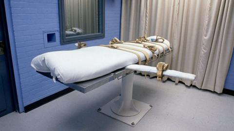 The lethal injection chamber in Huntsville, Texas