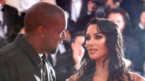 Kanye West and Kim Kardashian at the Met Gala 2019