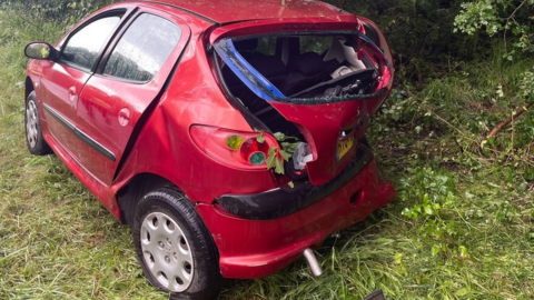 Wendy Cook's car that was crashed into