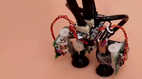 Skinbot - a skin climbing robot that can monitor your health