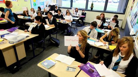 school classroom in glasgow