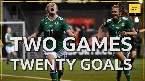 All the goals from Northern Ireland's two big wins over North Macedonia
