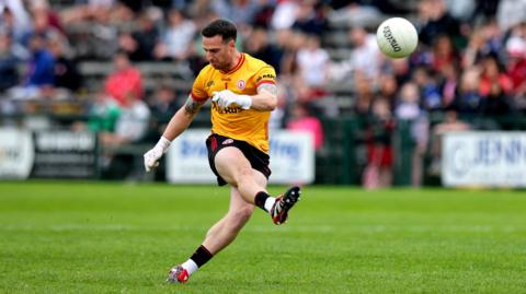 Niall Morgan in action for Tyrone