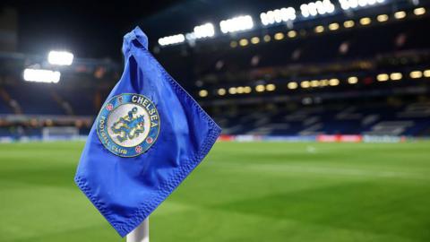 Corner flag at Stamford Bridge