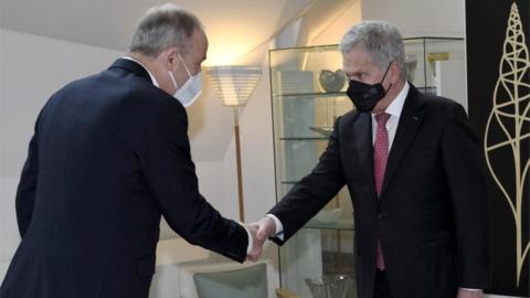 Taoiseach Micheál Martin met Finnish President Sauli Niinistö on Friday