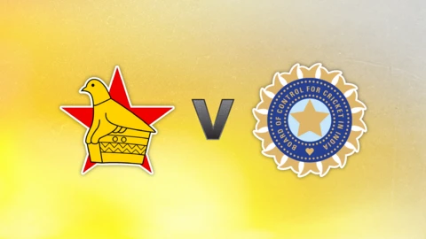 Zimbabwe v India badge graphic