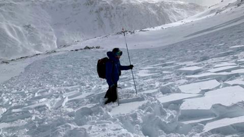 Avalanche debris