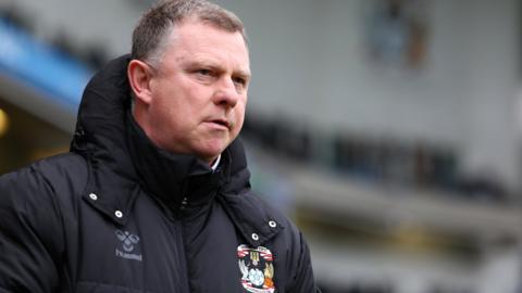 Coventry City boss Mark Robins