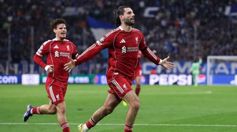 Dominik Szoboszlai scores against Marseille