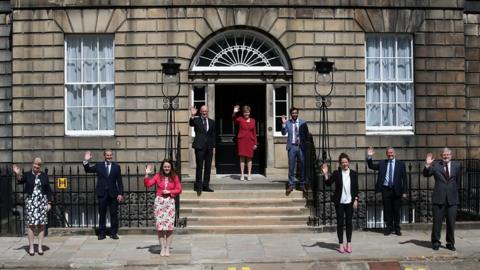 Nicola Sturgeon and her new cabinet team