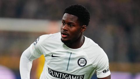 Tochi Chukwuani in action for Sturm Graz