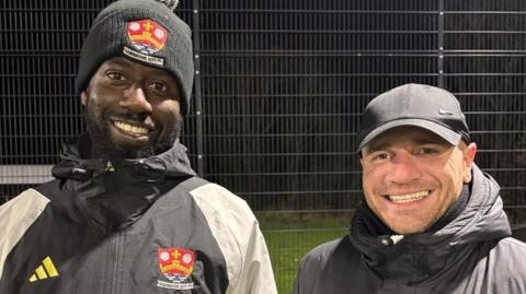 Abubakarr Suma and Luke Camilleri