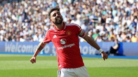 Manchester United skipper Bruno Fernandes