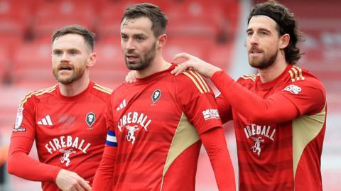 Salford City celebrate