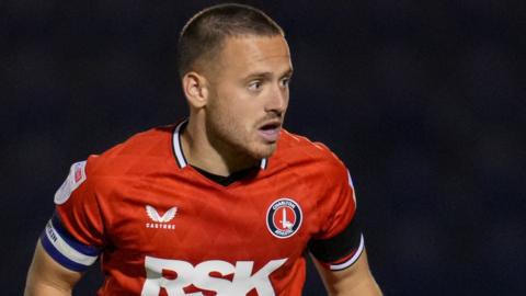 Jack Payne in action for Charlton