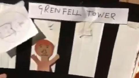 Grenfell effigy