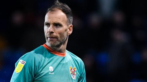 Tranmere goalkeeper Joe Murphy