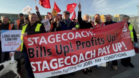 Bus strike in Hull