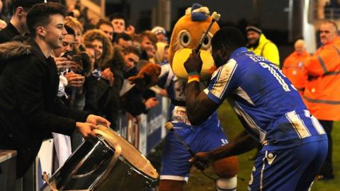 George Elokobi drumming