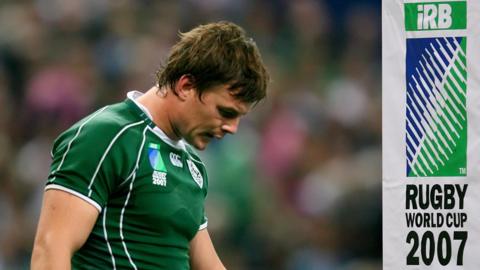 Even Brian O'Driscoll's presence couldn't inspire Ireland to win a knockout game in a Rugby World Cup
