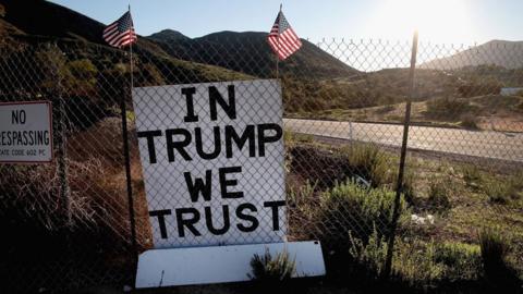 A sign in Tecate, California