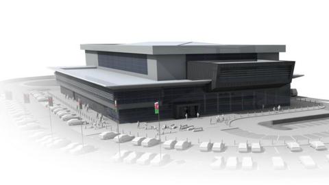 Artist's impression of the complex