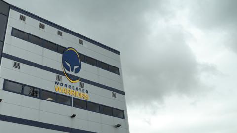 Worcester Warriors sign at Sixways Stadium