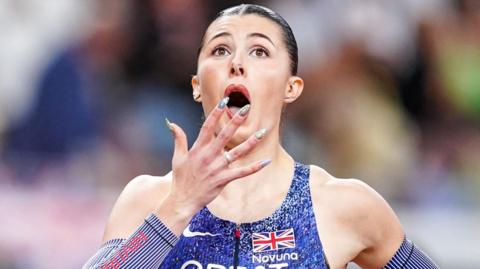 Amy Hunt broke the under-18 200m world record as a junior