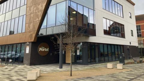 Cheshire West and Chester Council's headquarters at the Portal at Ellesmere Port.