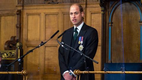 In a speech to the General Assembly of the Church of Scotland, Prince William said his happiest and saddest memories were in Scotland.