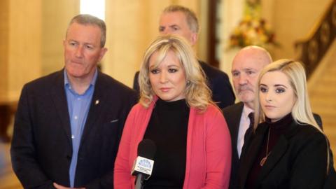 Michelle O'Neill and Sinn Féin colleagues