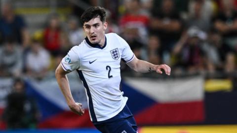 Tino Livramento playing for England