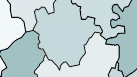 Map of east anglia showing what the new council boundaries could look like: with no more county councils but three unitary authorities in Norfolk, two in Suffolk, three for Essex, two for Cambridgeshire and three for Hertfordshire. Northamptonshire, Bedfordshire and Buckinghamshire will keep their existing unitary authorities.