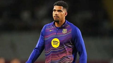 Barcelona captain Ronald Araujo