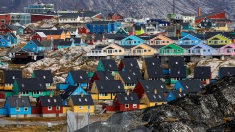 Houses in the town of Ilulissat, Greenland. Photo: September 2021