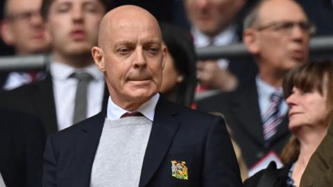 Sir Dave Brailsford at a Manchester United match