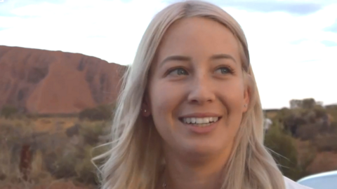 Uluru tourist