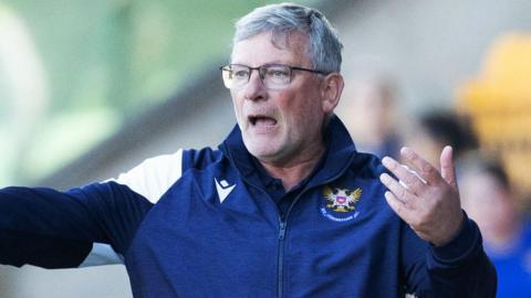 Craig Levein during his time as St Johnstone manager