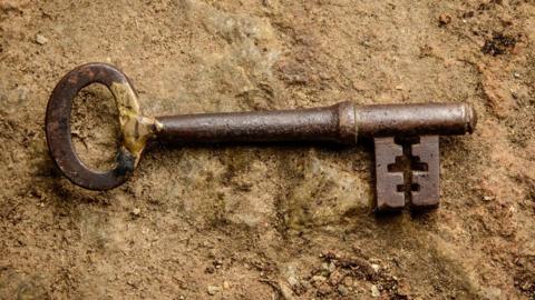 the key which opened the doors of an 11th Century St Leonard's Tower