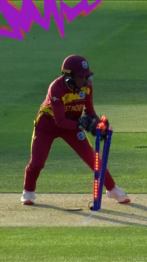 Danni Wyatt-Hodge out after 65 runs