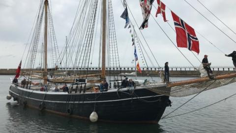 Williams II Tall Ship arriving home in Blyth