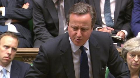 David Cameron at PMQs