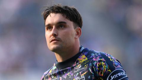 Hull FC player Tex Hoy looks on during the Betfred Super League Magic Weekend match between Hull FC and Warrington Wolves at St James' Park