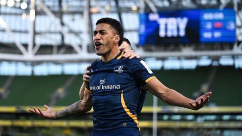 Rieko Iaone celebrates