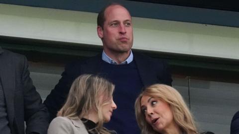 Prince William at Villa Park