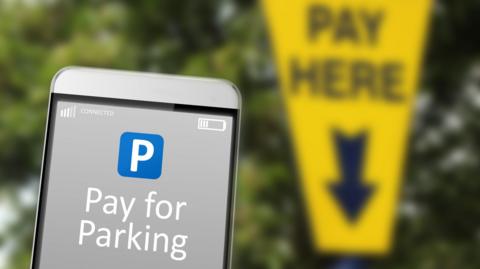 Pat to park sign