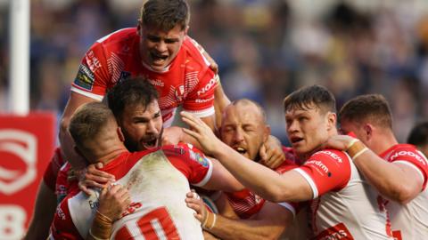 Saints celebrate