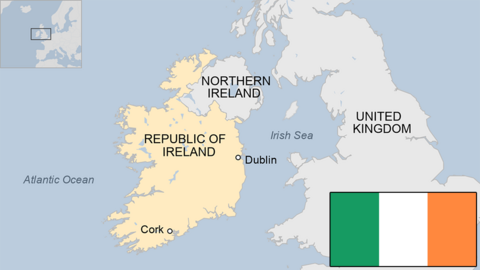 Map of Ireland